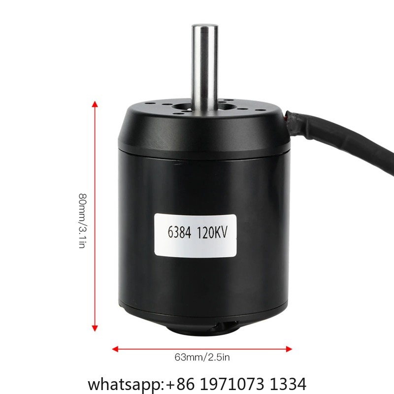 6384 120KV BLDC Outrunner Elek - 6384 Brushless Motor Sensored incelemesi ve fiyatı